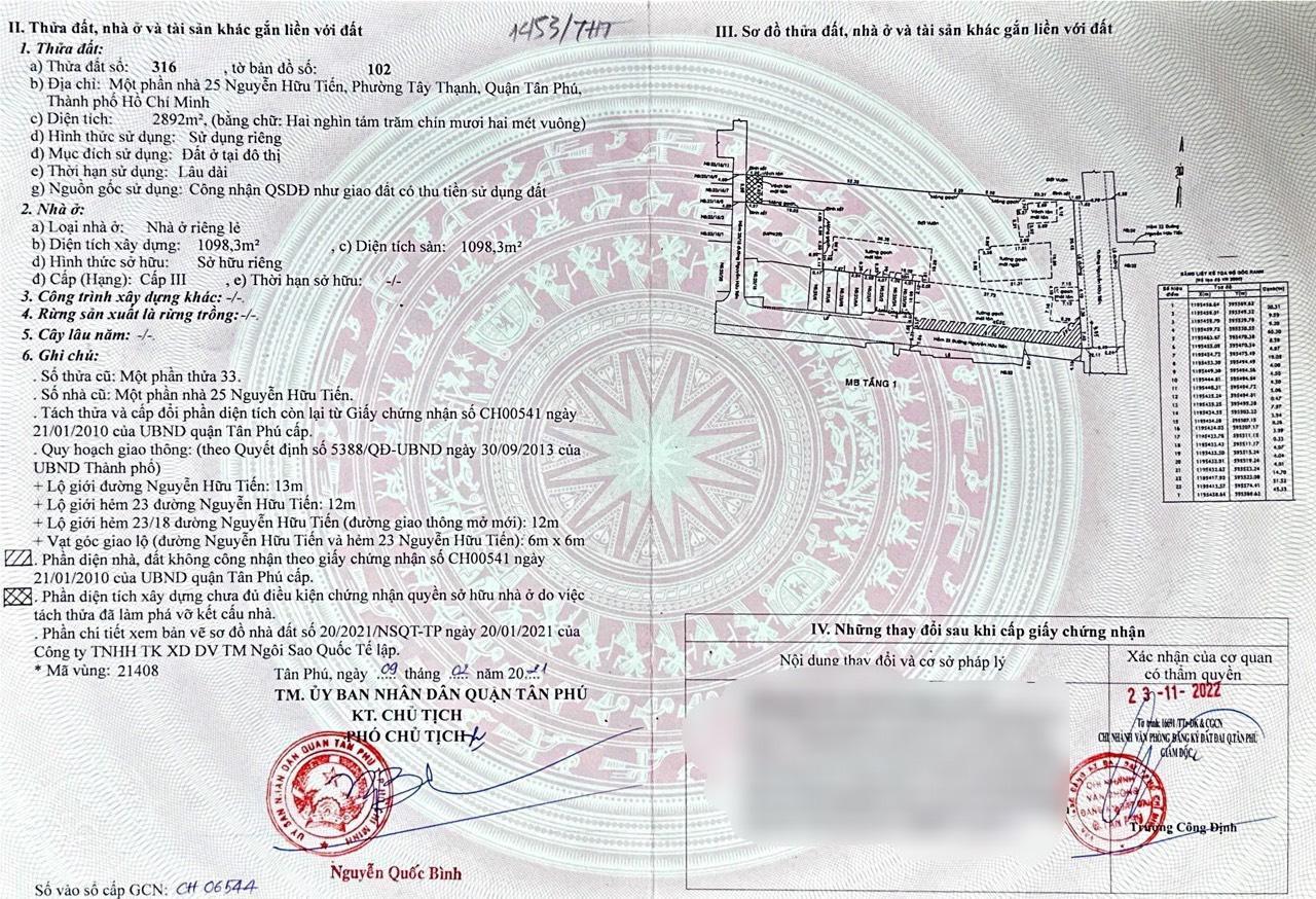 25 Nguyễn Hữu Tiến Thành phố Hồ Chí Minh